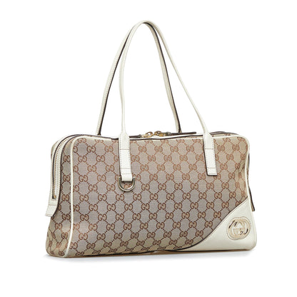 Gucci GG Canvas New Britt Shoulder Bag (SHG-hM6eqO)