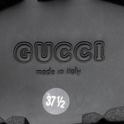 Gucci GG Canvas Novo Combat Boots - Size 7.5 / 37.5
