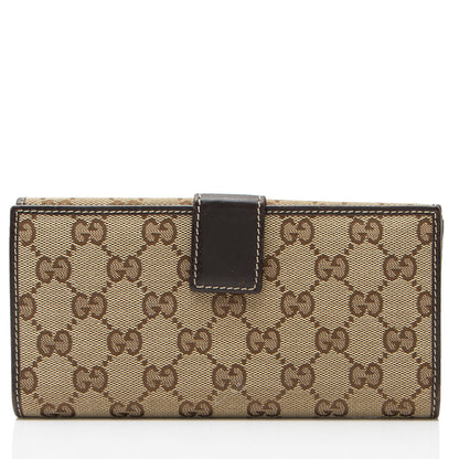 Gucci GG Canvas Pelham Continental Wallet