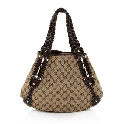 Gucci GG Canvas Pelham Small Shoulder Bag (SHF-HW7KzX)