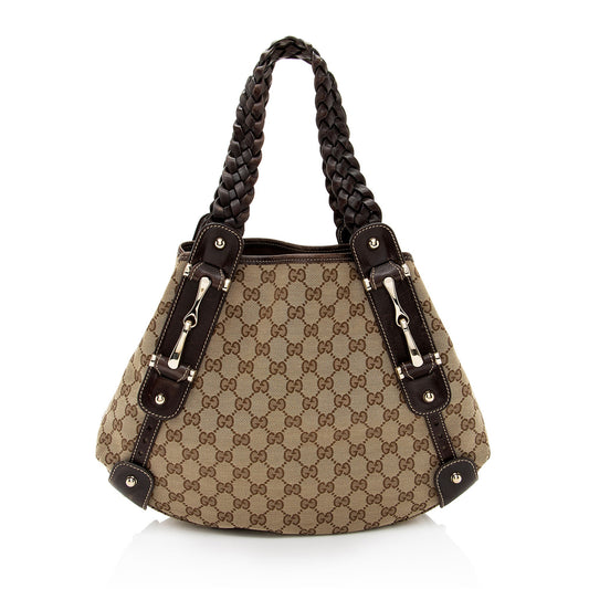 Gucci GG Canvas Pelham Small Shoulder Bag (SHF-HW7KzX)