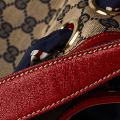 Gucci GG Canvas Positano Hobo (SHG-M2VhaD)