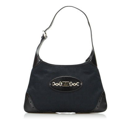 Gucci GG Canvas Punch Shoulder Bag (SHG-bcYNIO)