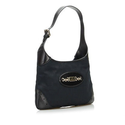 Gucci GG Canvas Punch Shoulder Bag (SHG-bcYNIO)