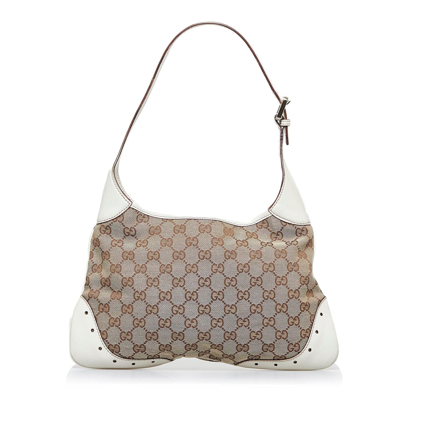 Gucci GG Canvas Punch Shoulder Bag (SHG-1mCEKQ)