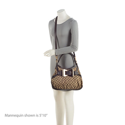 Gucci GG Canvas Queen Medium Hobo (SHF-ZWYQV0)