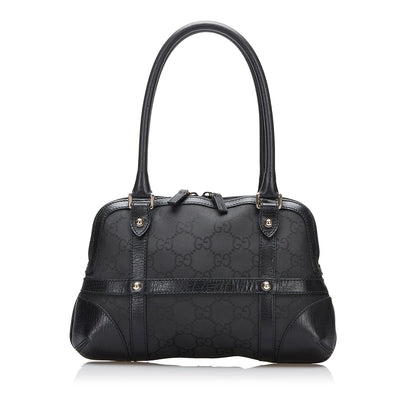 Gucci GG Canvas Reins Handbag (SHG-kxn1Yk)