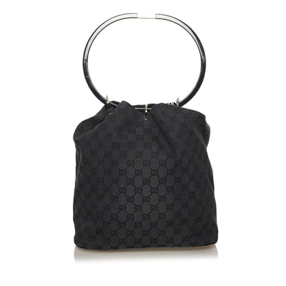 Gucci GG Canvas Ring Handle Handbag (SHG-28500)