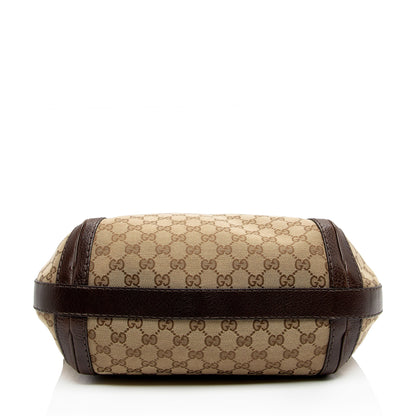 Gucci GG Canvas Running Medium Hobo (SHF-kbbOCL)