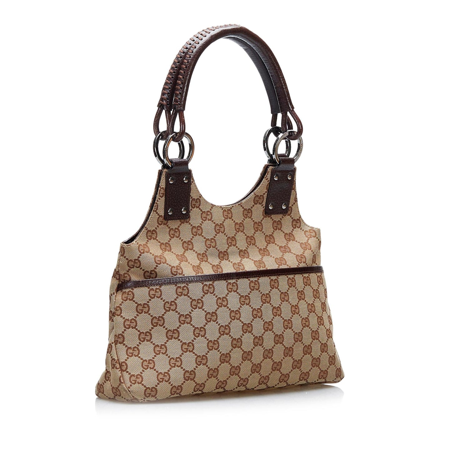 Gucci GG Canvas Shoulder Bag (SHG-E2QvCZ)