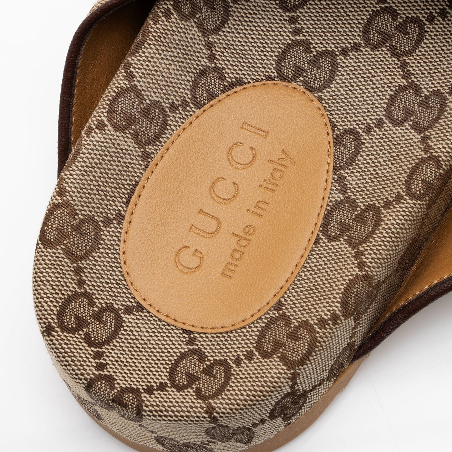 Gucci GG Canvas Slide Sandals - Men's Size 9 / 39 (SHF-RQ6FFI)