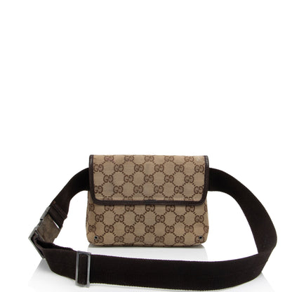 Gucci GG Canvas Small Waist Belt Bag (SHF-aTzoiD)