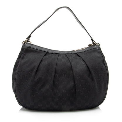 Gucci GG Canvas Sukey Hobo (SHF-23397)