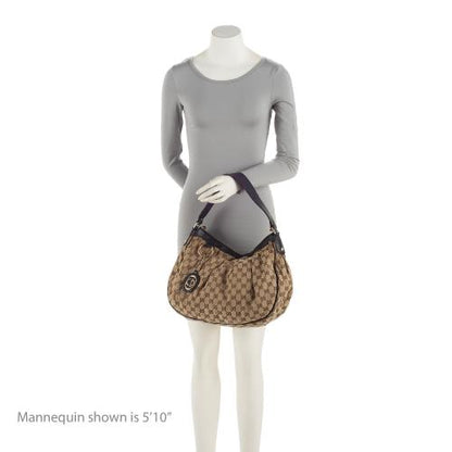 Gucci GG Canvas Sukey Hobo (SHF-tXcsDm)