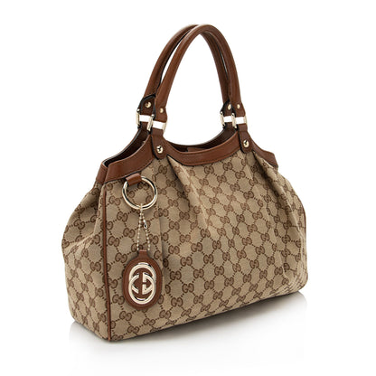 Gucci GG Canvas Sukey Medium Tote (SHF-dBsmlI)