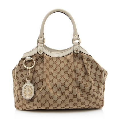 Gucci GG Canvas Sukey Medium Tote (SHF-3eaLnU)