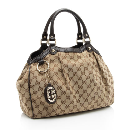 Gucci GG Canvas Sukey Medium Tote (SHF-c4aPQz)