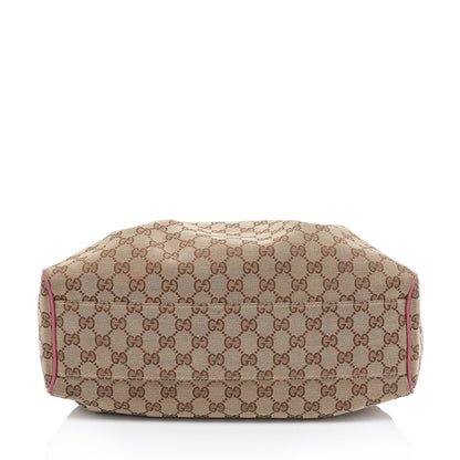 Gucci GG Canvas Sukey Medium Tote (SHF-9pz62J)