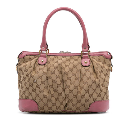 Gucci GG Canvas Sukey Satchel (SHG-2jI04a)