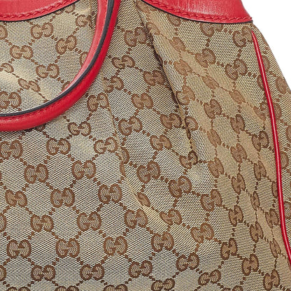 Gucci GG Canvas Sukey Tote Bag (SHG-30622)