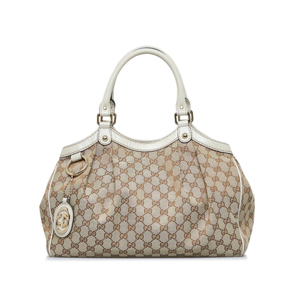 Gucci GG Canvas Sukey Tote (SHG-fwKi93)