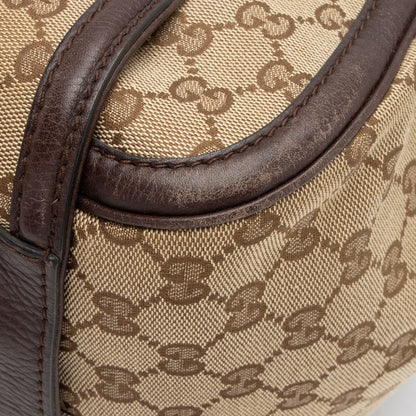 Gucci GG Canvas Techno Horsebit Top Handle (SHF-M1IDuu)