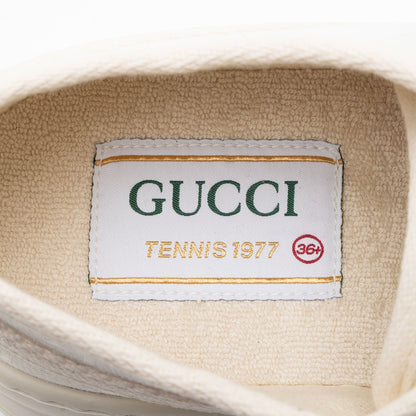 Gucci GG Canvas Tennis 1977 Platform Sneakers - Size 6.5 / 36.5