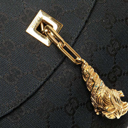 Gucci GG Canvas Tiger Charm Crossbody