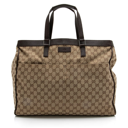 Gucci GG Canvas Tote (SHF-23527)