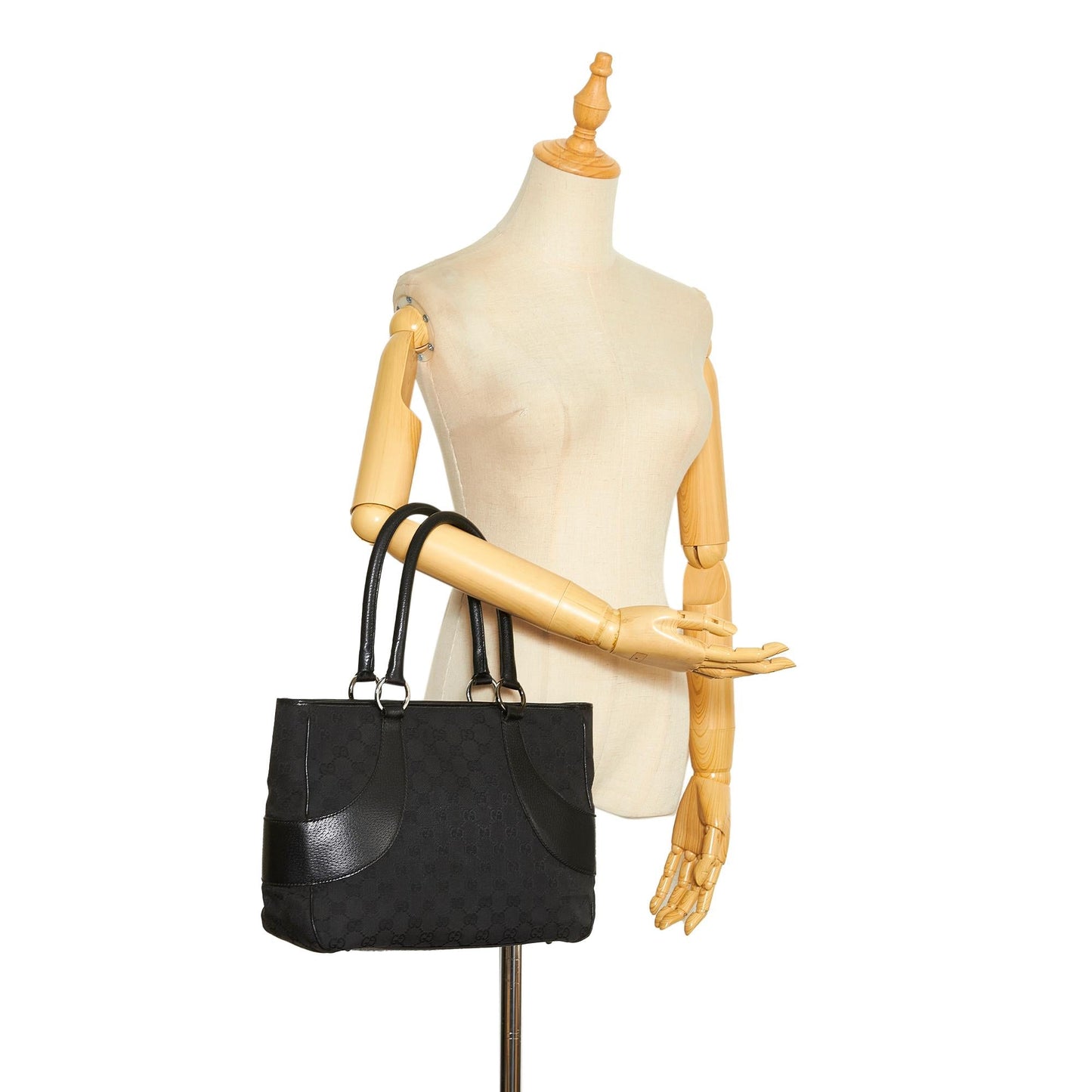 Gucci GG Canvas Tote (SHG-JFwITP)