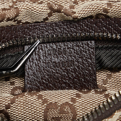 Gucci GG Canvas Twin Pocket Belt Bag (SHG-CLPfEq)