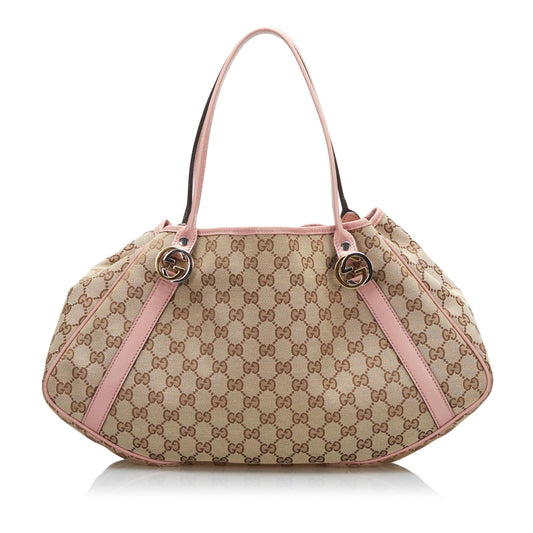 Gucci GG Canvas Twins Tote (SHG-fbSjno)