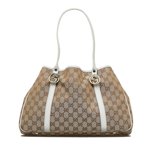 Gucci GG Canvas Twins Tote (SHG-5uIQ9f)