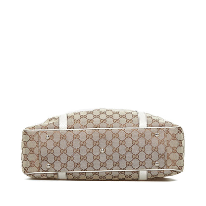Gucci GG Canvas Twins Tote (SHG-04seb8)