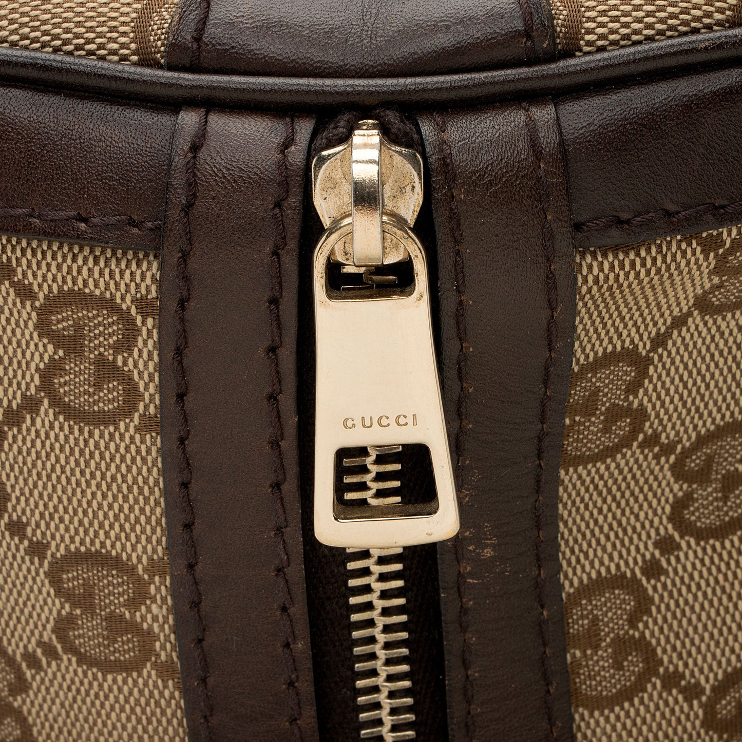 Gucci GG Canvas Vintage Web Joy Medium Boston Bag (SHF-vJvGW4)