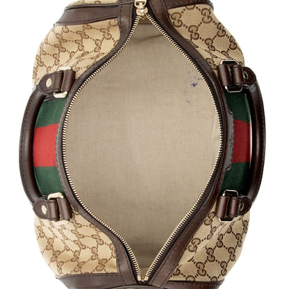 Gucci GG Canvas Vintage Web Joy Medium Boston Bag (SHF-vJvGW4)