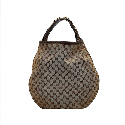 Gucci GG Canvas Wave Hobo Bag (SHG-LhwmxY)