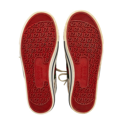 Gucci GG Canvas Web 1977 Tennis Sneakers - Size 6 / 36 (SHF-scIBzV)