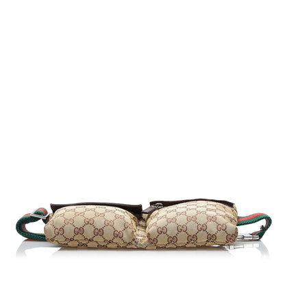 Gucci GG Canvas Web Belt Bag (SHG-6Kyxfy)