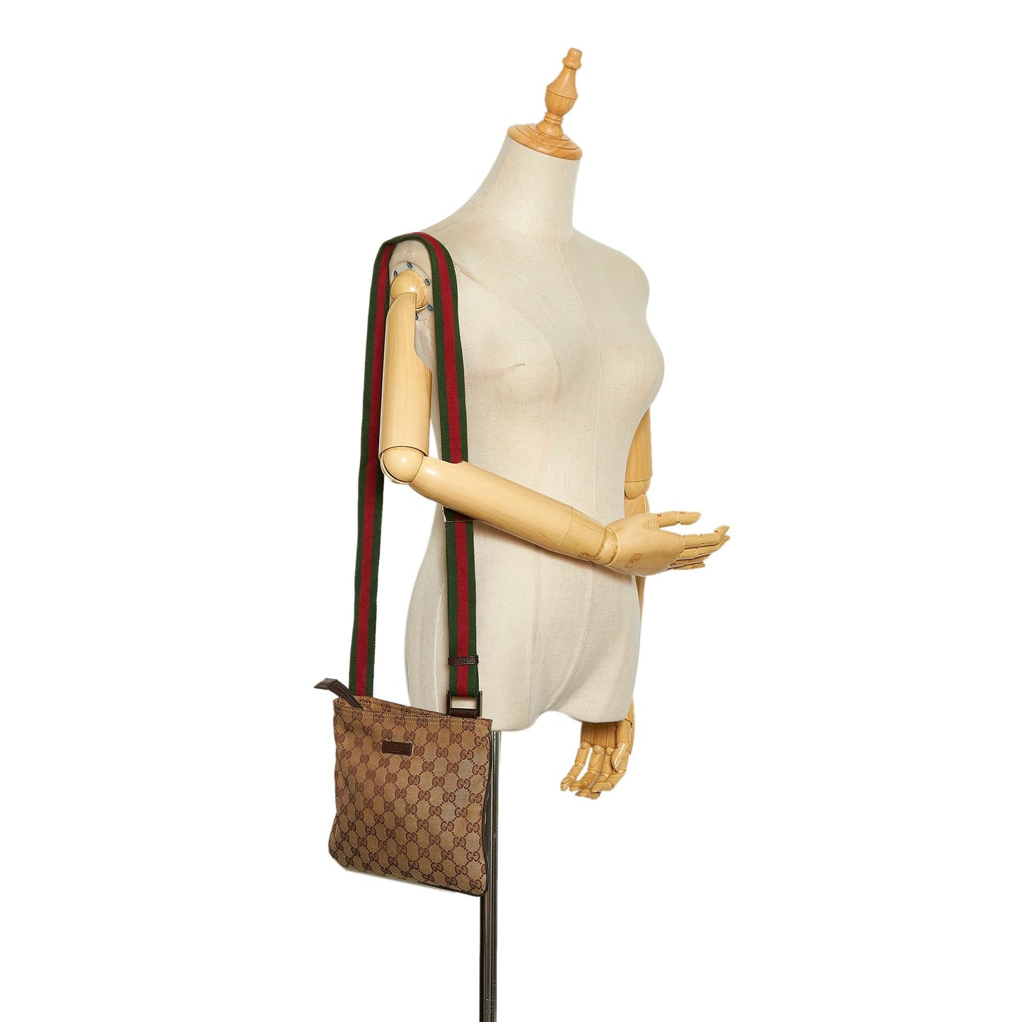 Gucci GG Canvas Web Crossbody (SHG-qQuh6s)