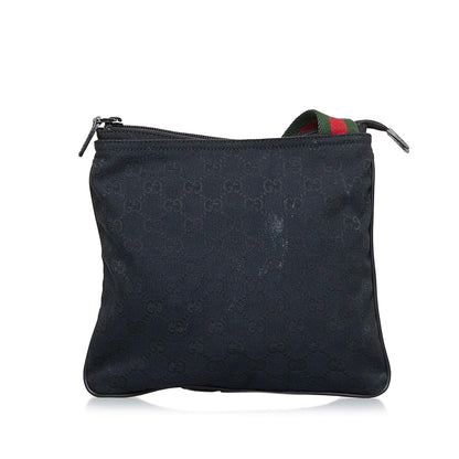 Gucci GG Canvas Web Crossbody (SHG-WF62PF)