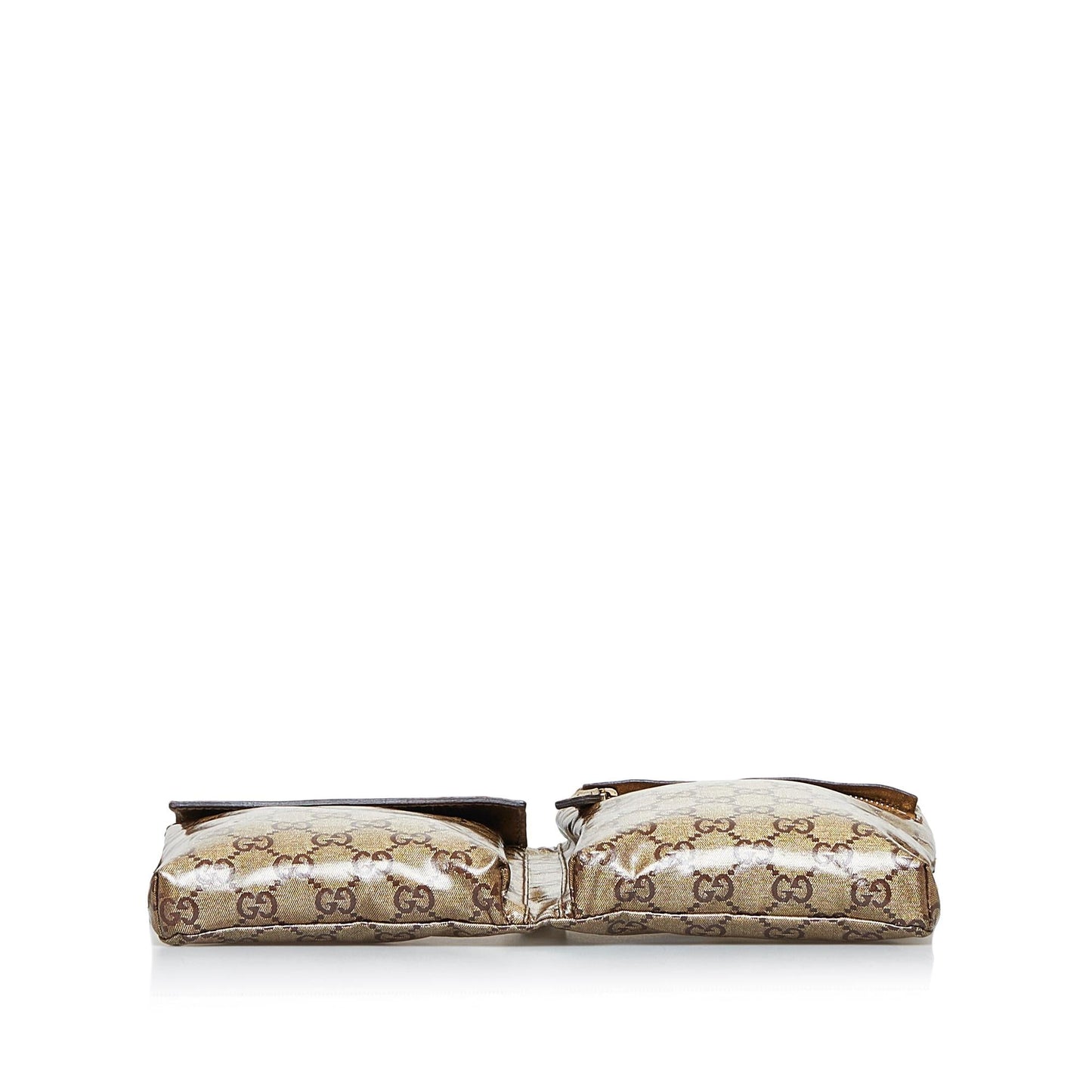 Gucci GG Canvas Web Double Pocket Belt Bag (SHG-YZwuFY)