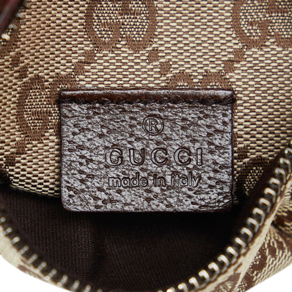Gucci GG Canvas Web Double Pocket Belt Bag (SHG-YovxPn)