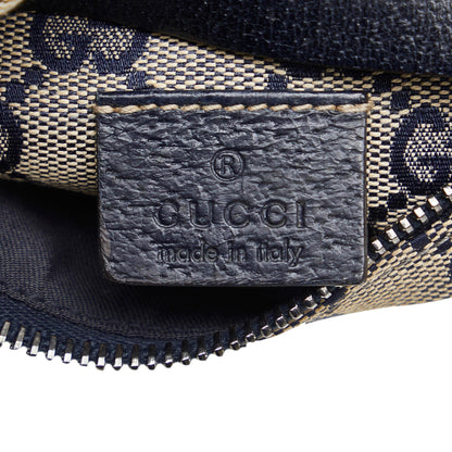 Gucci GG Canvas Web Double Pocket Belt Bag (SHG-VeLchB)
