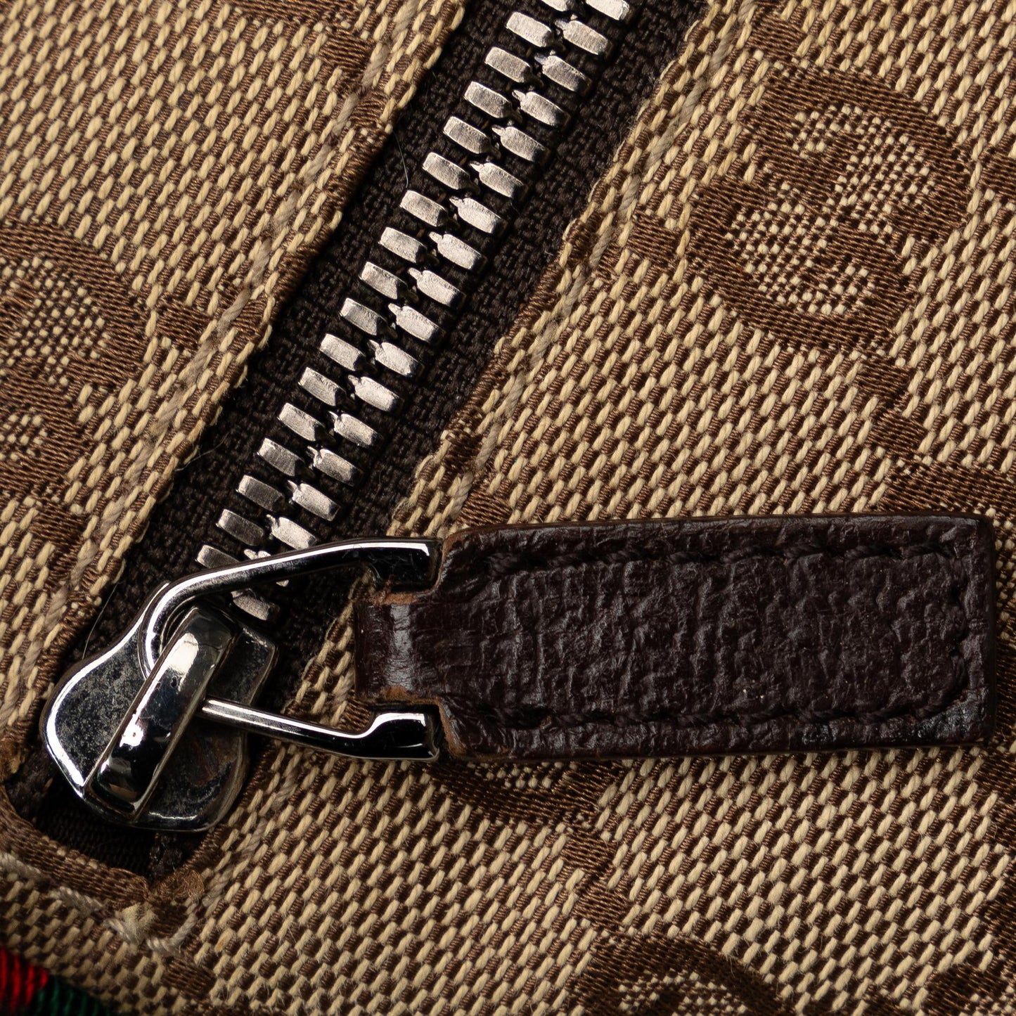 Gucci GG Canvas Web Double Pocket Belt Bag (SHG-MdyEM4)