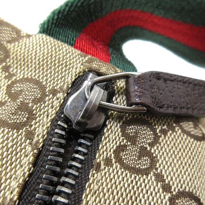 Gucci GG Canvas Web Double Pocket Belt Bag (SHG-8sdlRV)