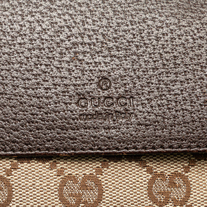 Gucci GG Canvas Web Double Pocket Belt Bag (SHG-o3rVa1)