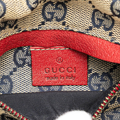 Gucci GG Canvas Web Double Pocket Belt Bag