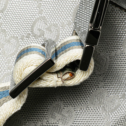 Gucci GG Canvas Web Double Pocket Belt Bag