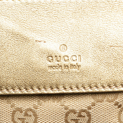 Gucci GG Canvas Web Double Pocket Belt Bag